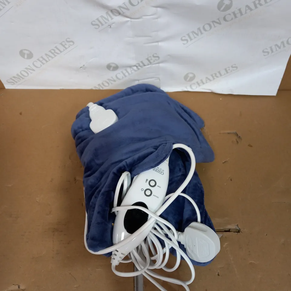 COZEE HOME HEATED SHOULDER WARMER NAVY