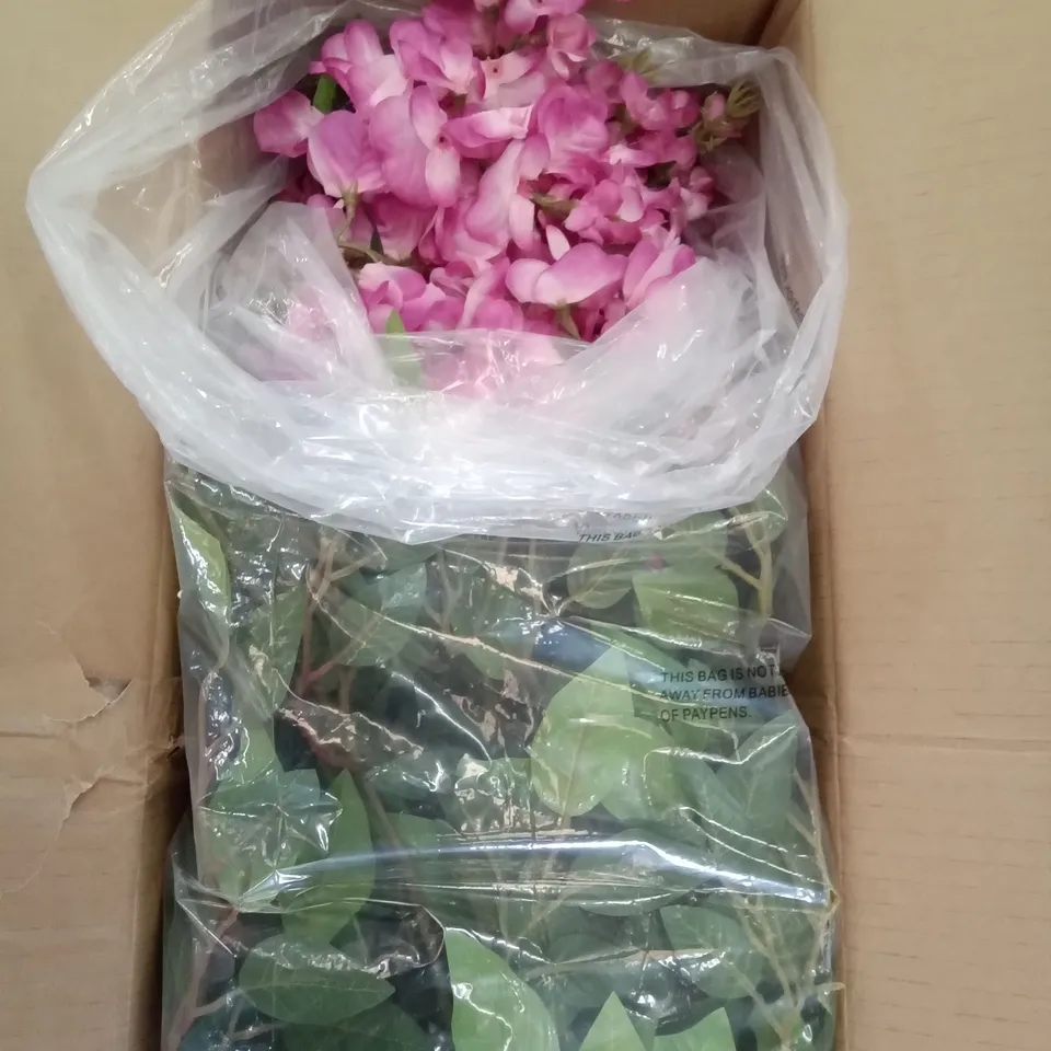 THREE BOXED LARGE ARTIFICIAL WISTERIA TREES 120cm