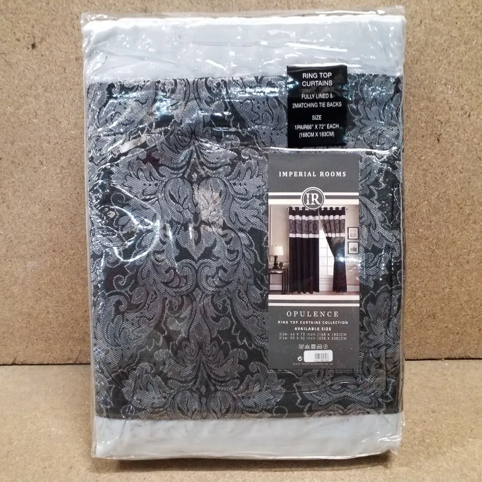BRAND NEW IMPERIAL ROOMS OPULENCE 168×183CM FULLY LINED RING TOP CURTAIN