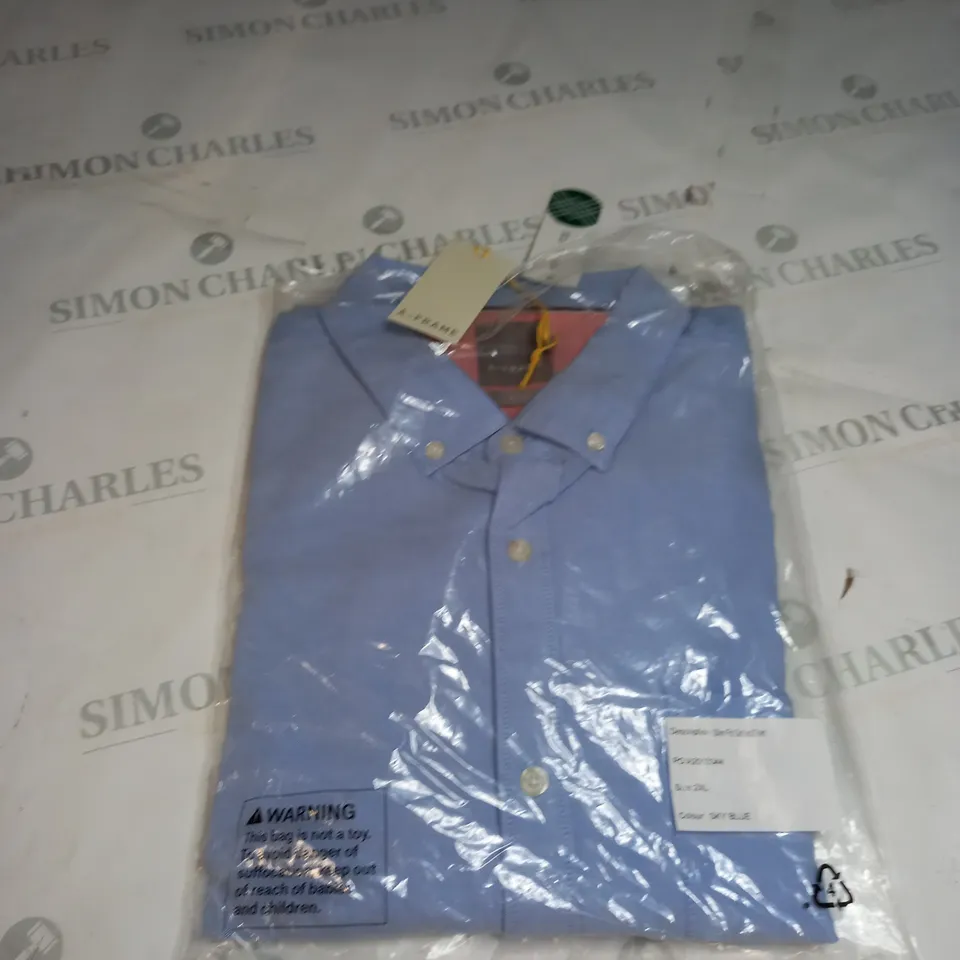 A-FRAME SLIM FIT OXFORD SHIRT SIZE 2XL 