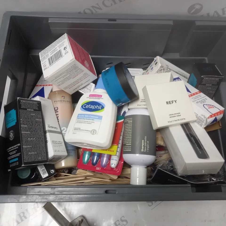 APROXIMATLEY 20 COSMETICS ITEMS TO INCLUDE NARS AFTERGLOW LIQUID BLUSH 'ORGASM' (7ml), REFY CREAM BRONZER (8.3g), COLGATE DEEP CLEAN TOOTHBRUSHES 4-PACK, ETC