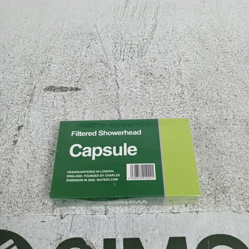 WATER2 CAPSULE FILTERED SHOWERHEAD CARTRIDGE – GREEN BOX