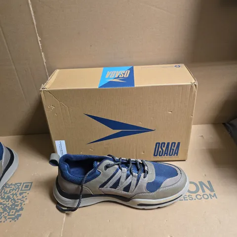 BOXED OSAGA 1964 TRAINERS – BLUE/GREY - EUR SIZE 44