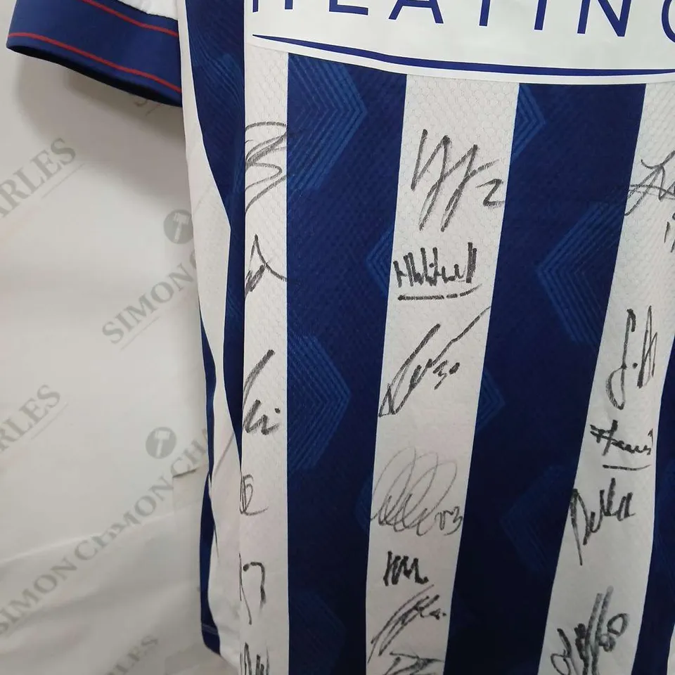 SIGNED MACRON WEST BROM HOME 24/25 JERSEY - LARGE