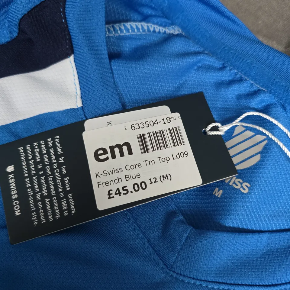 K-SWISS CORE TM TOP LD09 – FRENCH BLUE, SIZE M