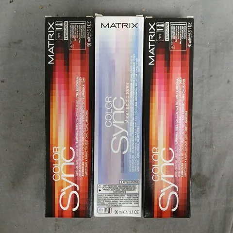 BOX OF APPROXIMATELY 20 ASSORTED MATRIX SO COLOUR SYNC PRODUCTS