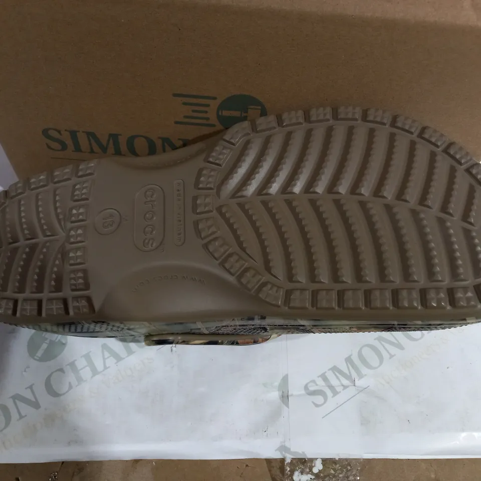 PAIR OF CROCS IN CAMO GREEN - EU SIZE 48