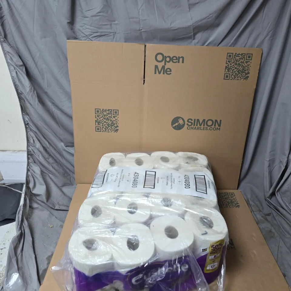 CUSHELLE QUILTED TOILET ROLL – 8 MEGA ROLLS X 4