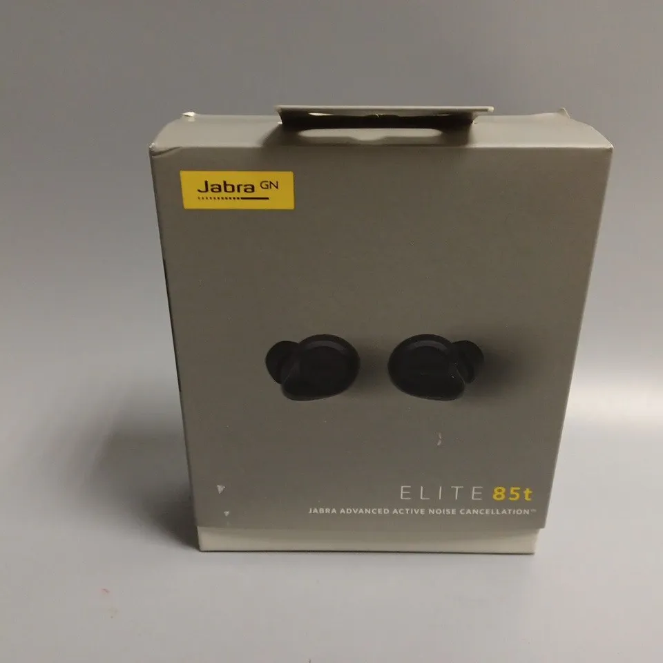 BRAND NEW BOXED AND SEALED JABRA ELITE 85t ADVANCED ACTIVE NOISE CANCELLATION EARBUDS - GREY