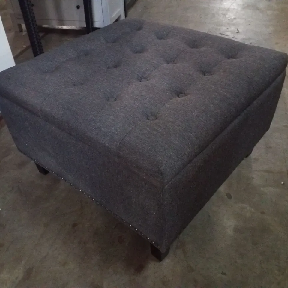 70.5CM WIDE TUFTED SQUARE OTTOMAN WITH STORAGE