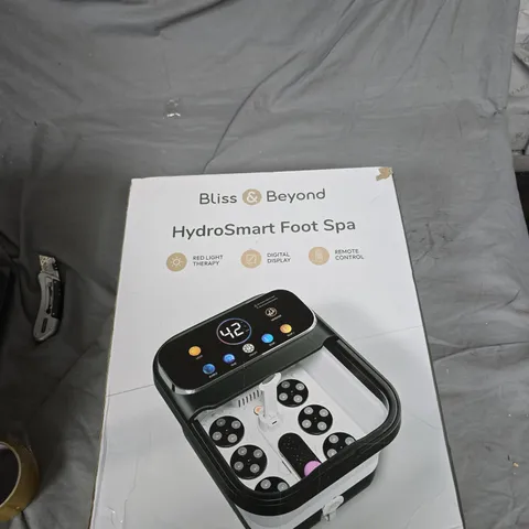 BLISS & BEYOND HYDROSMART FOOT SPA – BOXED