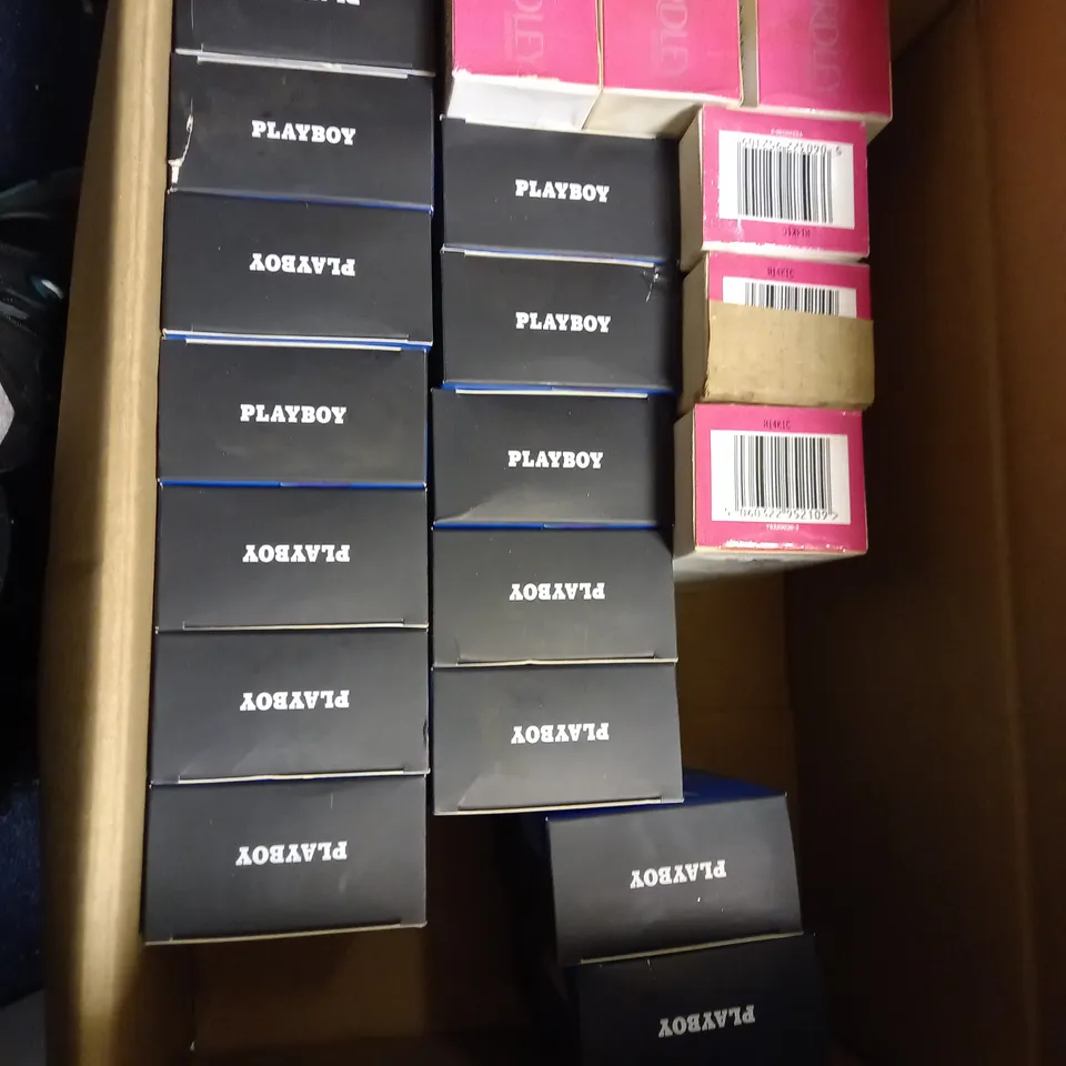 BOX OF PLAYBOY EAU DE TOILETTE AND YARDLEY ENGLISH ROSE EAU DE TOILETTE