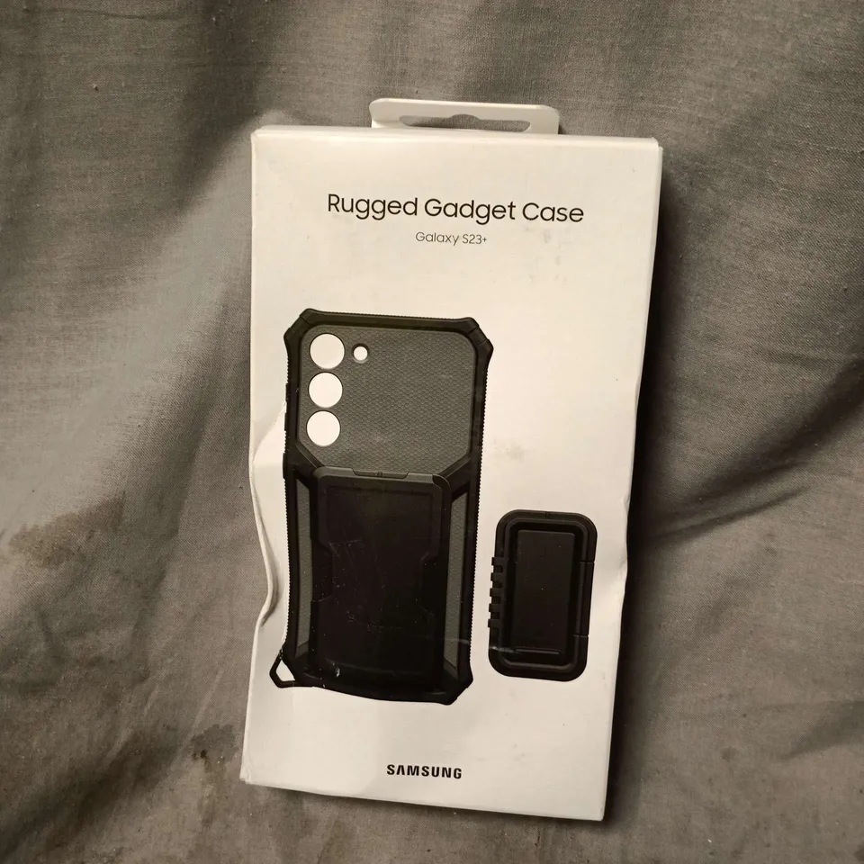 SAMSUNG RUGGED GADGET CASE FOR GALAXY S23+ – BLACK (BOXED)