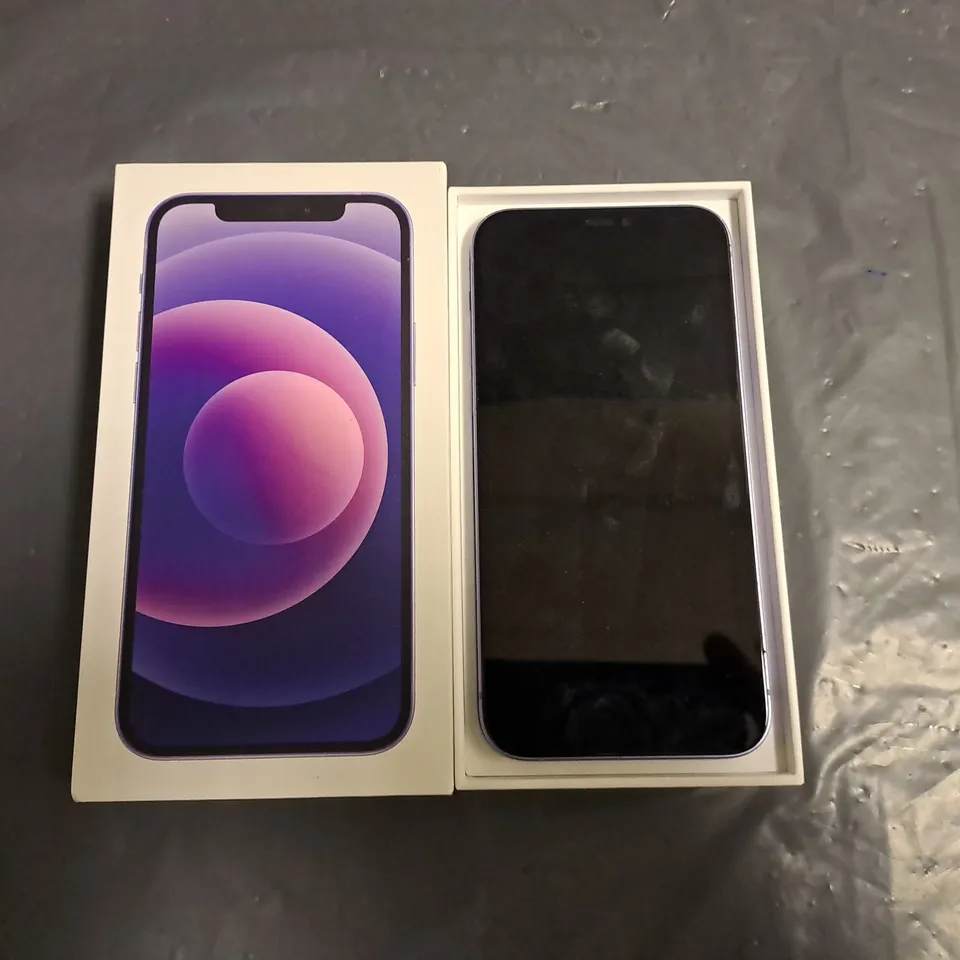 BOXED APPLE IPHONE 12 64GB IN PURPLE 