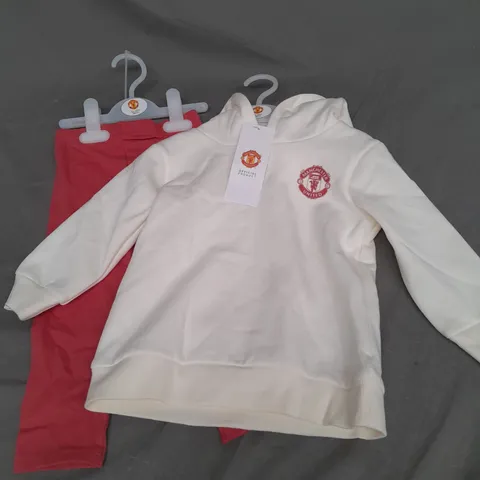 MANCHESTER UNITED HOODIE & LEGGINGS SET SIZE 12-18MONTHS