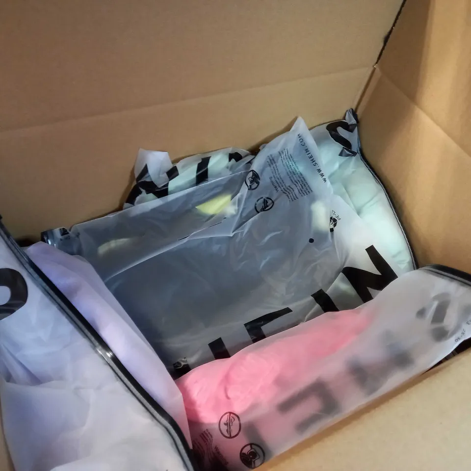 LOT OF APPROX 15 ASSORTED BAGGED SHEIN PRODUCTS