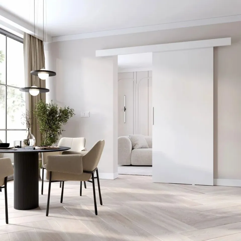 BOXED LENNEN SLIDING DOOR PREFINISHED