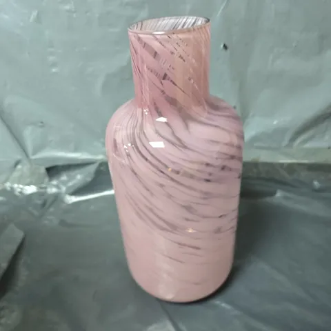 PINK SWIRL VASE