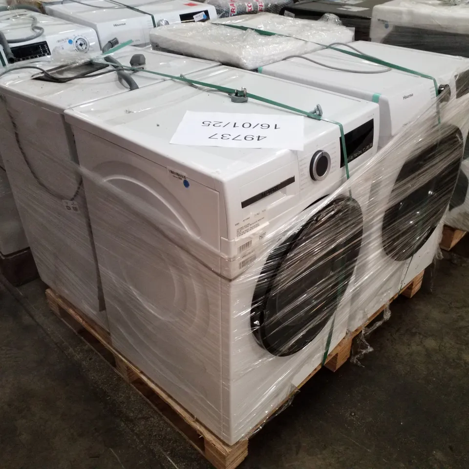 PALLET OF APPROXIMATELY 4 UNPROCESSED RAW RETURN WHITE GOODS TO INCLUDE;