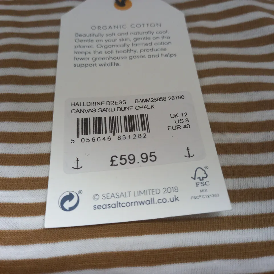 SEASALT CORNWALL HALLDRINE DRESS - UK 12