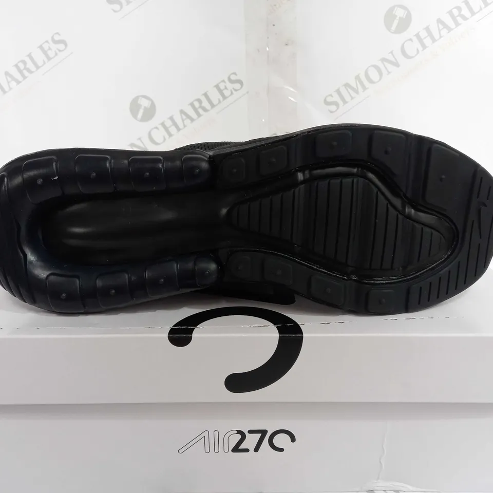BOXED NIKE AIR MAX WOMENS 270'S IN BLACK- UK 8 