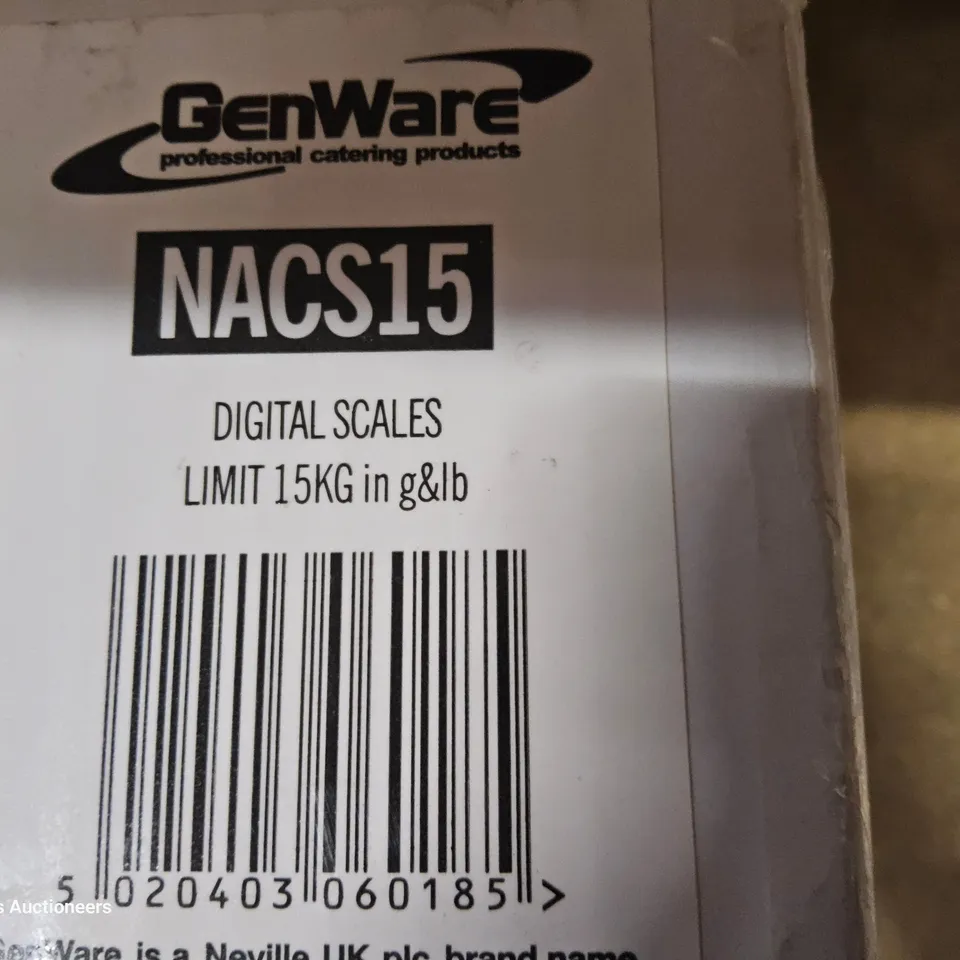 BOXED GENWARE DIGITAL SCALES
