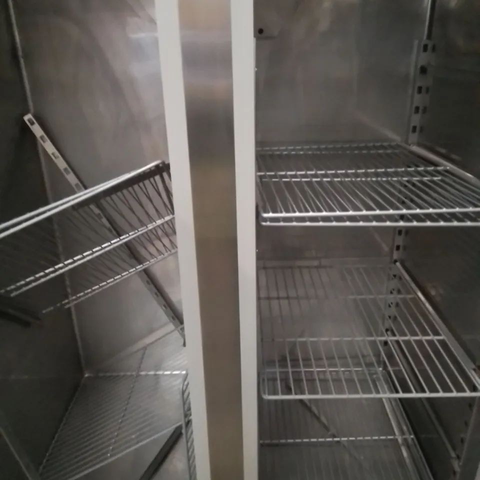 COMMERCIAL F.PLUS TN 140 STAINLESS DOUBLE DOOR REFRIGERATED UNIT