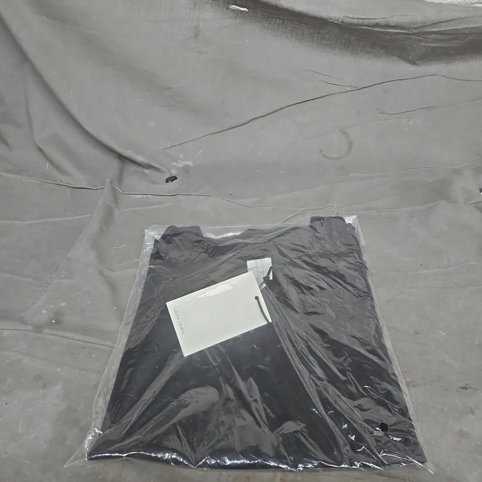 JOHN LEWIS T TWIST TOP BLACK UK 16 BAGGED WITH TAGS