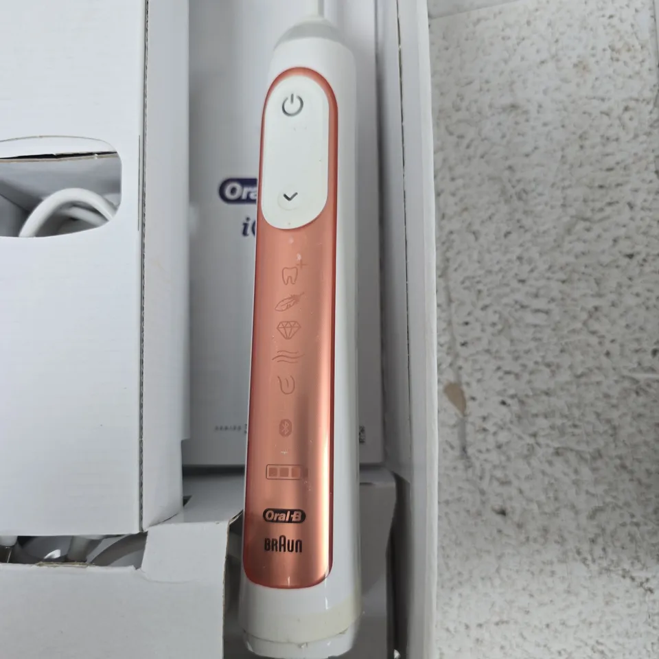ORAL-B IO ELECTRIC TOOTHBRUSH – ROSE GOLD (BOXED)