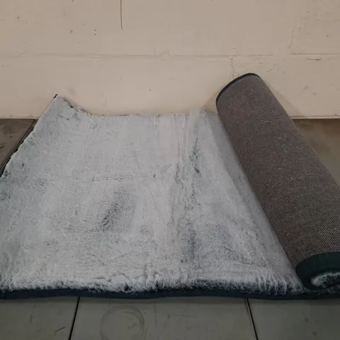 BRAND NEW PACO HOME TURQUOISE TIPPED RUG SIZE 80CM X 150CM