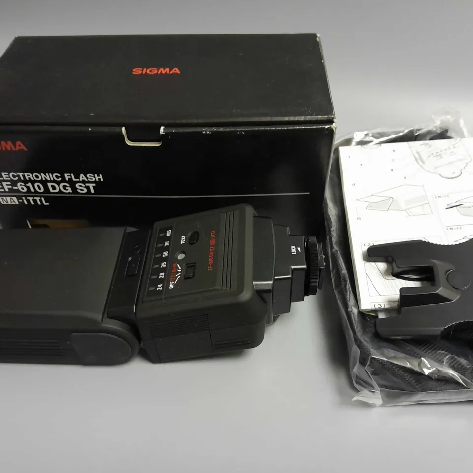 BOXED SIGMA ELECTRONIC FLASH EF-610 DG ST NA-ITTL