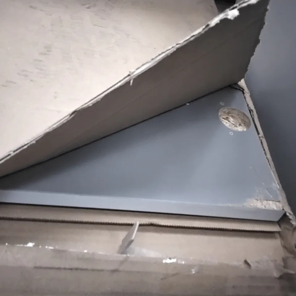 BOXED FLATPACK FURNITURE PARTS GREY WOOD PARTS