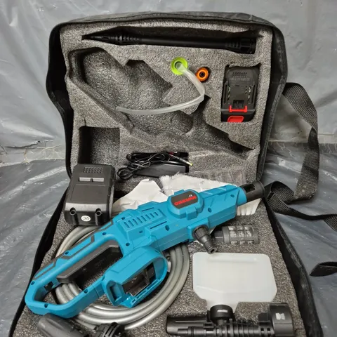 200BAR CORDLESS HIGH PRESSURE WASHER GUN BRUSHLESS JET WASHER CLEANER 2 BATTERY