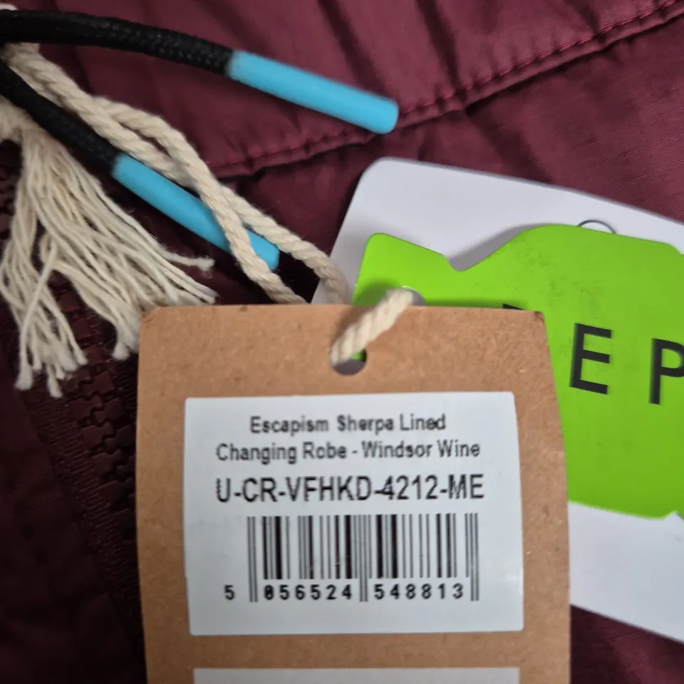 ESCAPISM SHERPA-LINED CHANGING ROBE – WINDSOR WINE