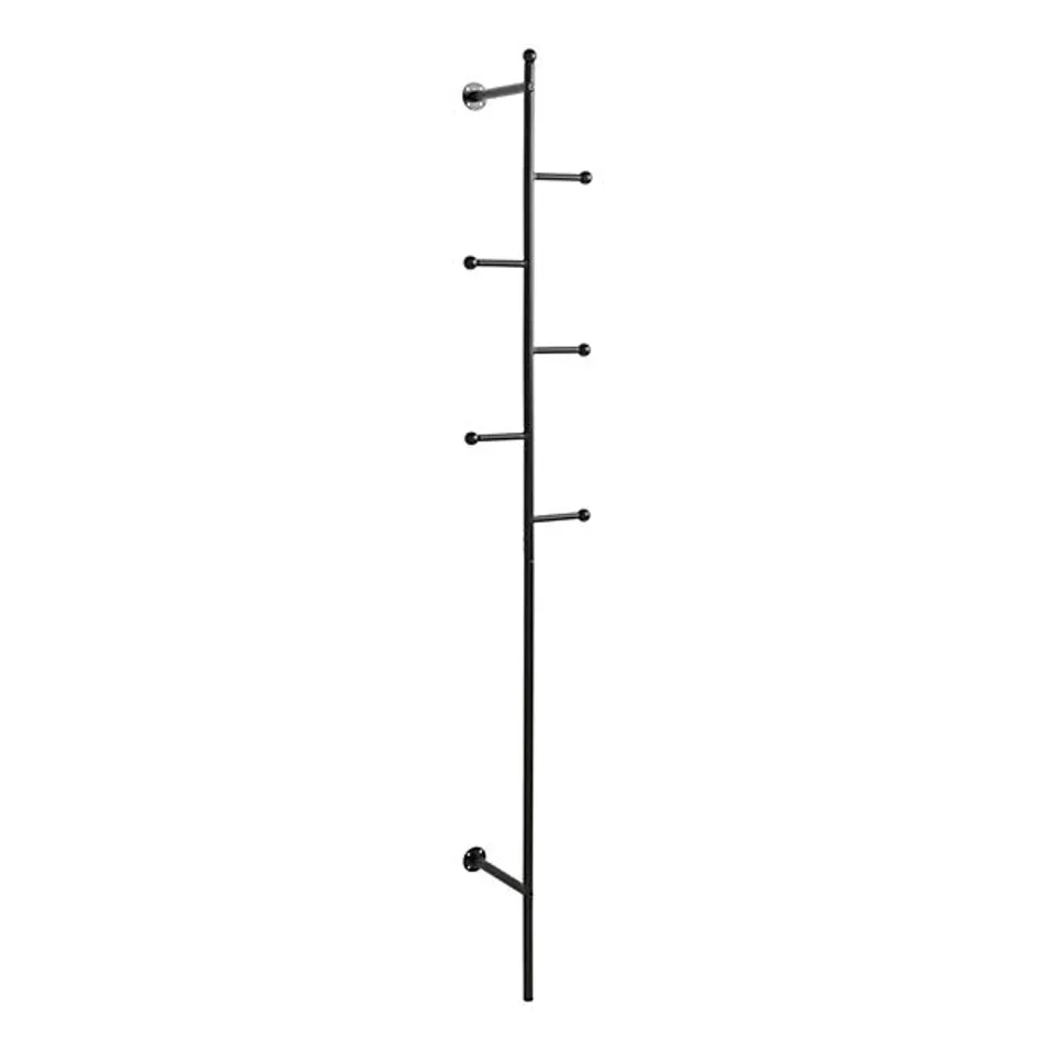 BOXED ASPEN COAT HANGER IN MATT BLACK