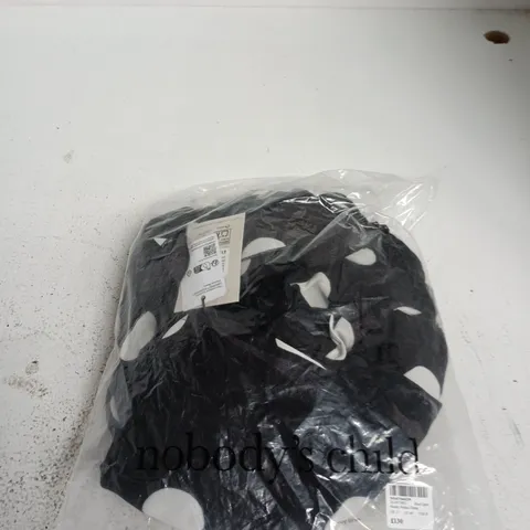 UK 12 NOBODY'S CHILD MARLEY MIDAXI DRESS – BLACK SPOT (EU 40, USA 8)