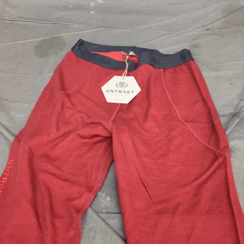 UNTRAKT WOMEN'S MERINO 3/4 TIGHTS – RED, SIZE M