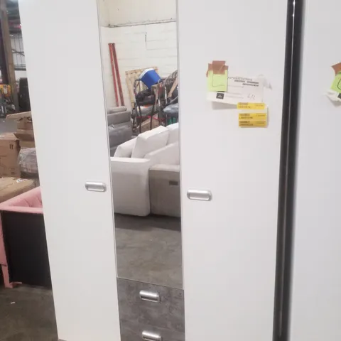 BEARUP 2 DOOR WARDROBE - LIGHT GREY