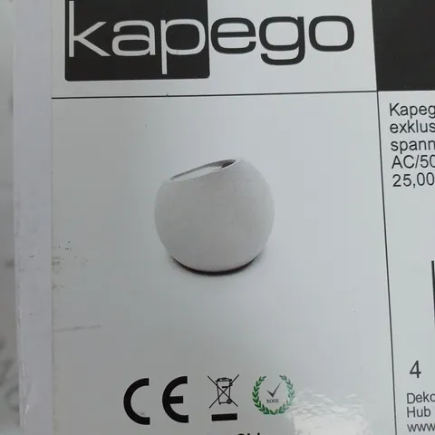 BOXED KAPEGO WALL MOUNTED 1-LIGHT UP DOWNLIGHT OSANO II CONCRETE