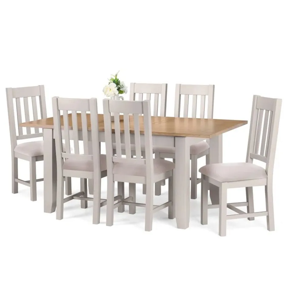 BOXED MAHON DINING SET WITH 4 CHAIRS 3 BOXES