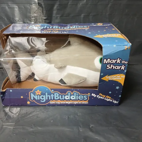 NIGHT BUDDIES 15" LIGHT UP PLUSH BUDDIES SHARK