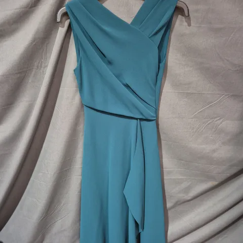 REISS TEAL WRAP DRESS β UK 8 (EU 36)