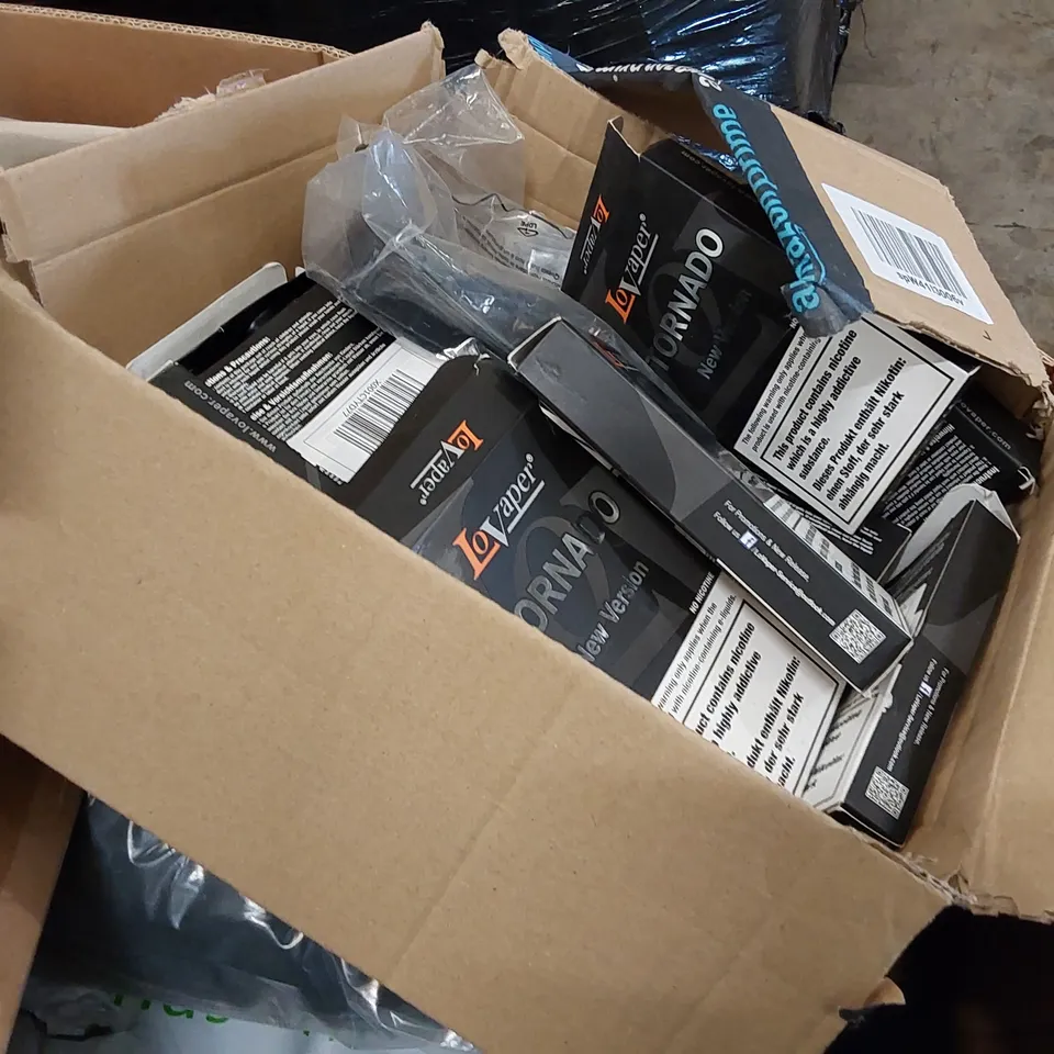 PALLET OF ASSORTED ITEMS INCLUDING: VIEWSONIC MONITOR, POP UP WIRELESS CHARGING PORT/SOCKET , TORNADO VAPES, KNEE BRACE COMPRESSION SLEEVES, SUPPORT PILLOWS ECT