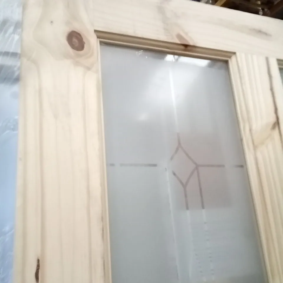 1980 X 760MM GLAZED INTERNAL DOOR
