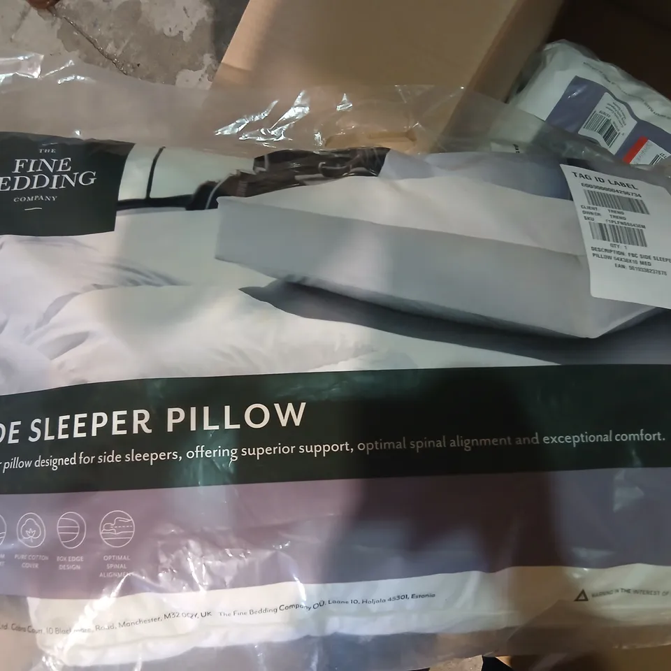 THE FINE BEDDING COMPANY SIDE SLEEPER PILLOW – MEDIUM SUPPORT