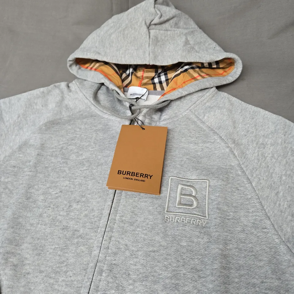 BURBERRY FULL ZIP HOODY SIZE UNSPECIFIED