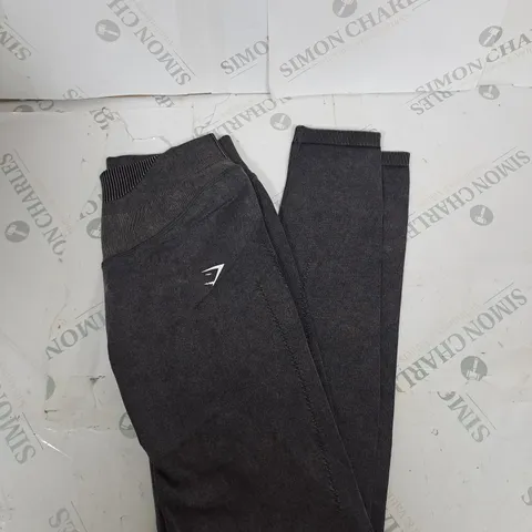 GYMSHARK SWEAT SEAMLESS WASHED LEGGINGS SIZE S