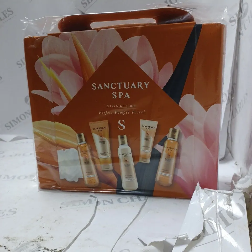 BOXED SANCTUARY SPA SIGNATURE PERFECT PAMPER PARCEL GIFT SET RRP £20