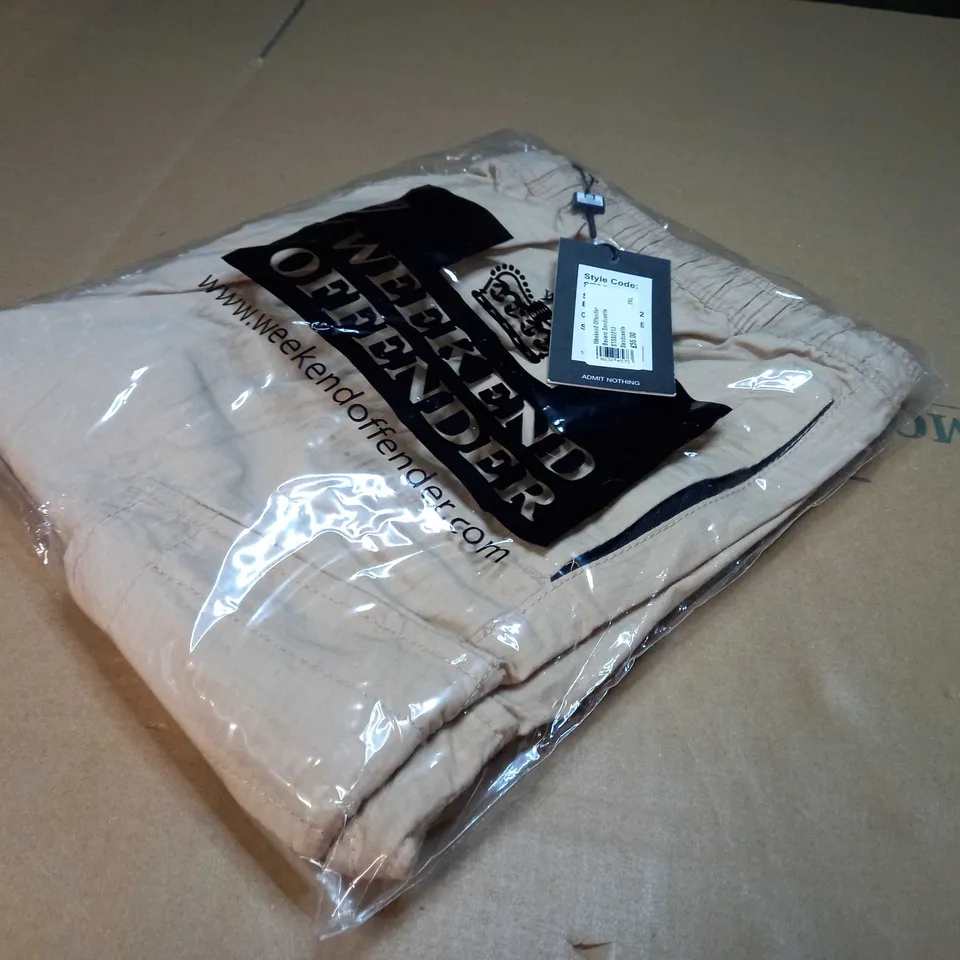 PACKAGED WEEKEND OFFENDER SANDCASTLE CARGO PANTS - 2XL