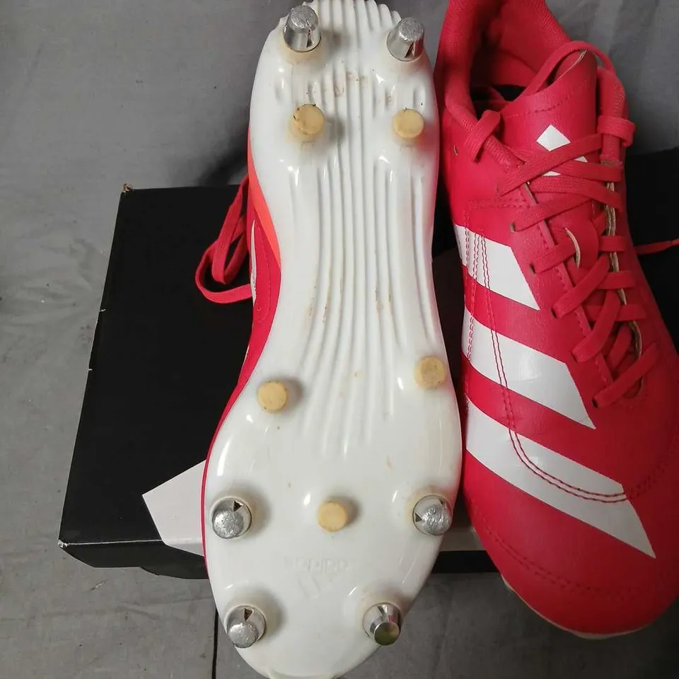ADIDAS RS-15 SG FOOTBALL BOOTS – PINK/RED